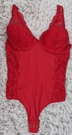 Piękne sexi koronkowe czerwone body 85b GINA Benotti
