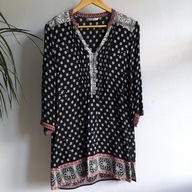 Tunika sukienka wiskozy George 40 etno boho zwiewna na festiwal (009)