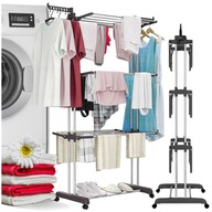 SUSZARKA NA PRANIE STOJĄCA PIONOWA NA UBRANIA BIELIZNE NA BALKON ZEWNĘTRZNA