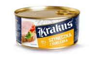 Konserwa Krakus Szyneczka z kurczaka 300 g 81% mięsa