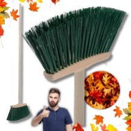 MIOTŁA SZCZOTKA OGRODOWA DO ZAMIATANIA ULICÓWKA Z GWINTEM GOSPODARCZA 1,25M