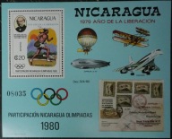 Nikaragua bloczek filatelistyczny (12