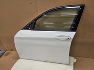 DRZWI LEWY PRZÓD BMW 1 F20 LCI 2016 A300 ALPINWEISS 3 KOMPLETNE DEMONTAZ !!