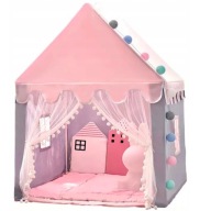 NAMIOT DLA DZIECI TIPI DOMEK DO POKOJU OGRODU + LAMPKI LED GRATIS DUŻY