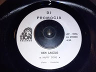 Ken Laszlo - Happy Song Lion Records DJ promo '7 EX+