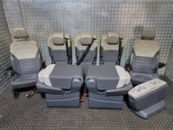 VW T7 MULTIVAN FOTELE TAPICERKA KOMPLETNE WNETRZE