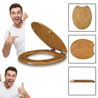 AWD INTERIOR DESKA WC WOLNOOPADAJĄCA MDF BAMBOO UNIW. ANTYBAKTERYJNA NOWA