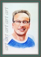 Karykatura portret ze zdjęcia na płótnie nie wydruk PROMOCJA