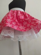 Spódnica dziewczęca tiul świąteczna rozmiary 152