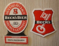 ETYKIETA - BECK'S BIER - BRAUEREI BECK & CO BREMEN - GERMANY