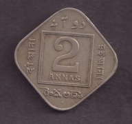 Indie Brytyjskie - 2 Anna 1936 rok