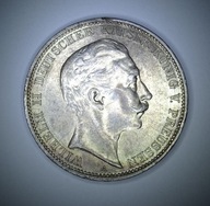 Cesarstwo Niemieckie, 3 marki, 1909r. - A - Ag 2