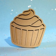 Wysypywanka sensoryczna kartonowa "Babeczka"