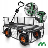 WÓZEK OGRODOWY TRANSPORTOWY PRZYCZEPKA TACZKA 400KG 100L