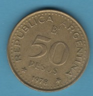 (1AR44) Argentyna 50 peso, 1978