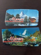 Opakowanie po czekoladzie Alprose Szwajcaria