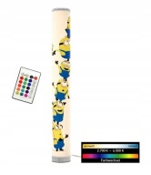 Lampa podłogowa stojąca minionki LED pilot kolory RGB