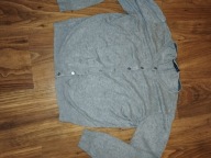 Sweter damski 40 siwy na guziki ATMOSPHERE