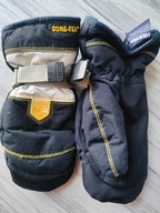 HESTRA rękawiczki czarne 5 ortalionowe narciarskie jednopalczaste 6-10 lat