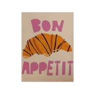 Plakat „Bon Appetit” – Uroczy Akcent do Kuchni