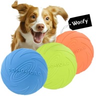 Zestaw 3x DYSK DO RZUCANIA APORTOWANIA FRISBEE GRYZAK ZABAWKA DLA PSA 22cm