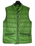 ZIELONY BEZRĘKAWNIK KAMIZELKA pikowana DAMSKA rozm 38