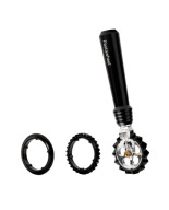 Marcato Design Line – Wykrawacz/Nóż/Kółko do makaronu i ciasta – Czarny