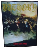 Bathory Blood Fire Death Ekran Mega Duża Naszywka Quorthon Seth Black Metal