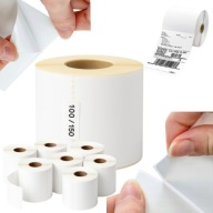 ETYKIETA SAMOPRZYLEPNA TERMICZNA BIAŁA MOCNA 100X150 500 SZT