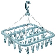 Suszarka Do UBRAŃ Skarpetek 32 KLIPSY Uniwersalna ZAWIESZANA Rozkładana