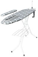 DESKA DO PRASOWANIA STANDARDOWA Z RĘKAWNIKIEM EUROGOLD 120×38 CM STABILNA