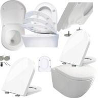 DESKA SEDESOWA WC WOLNOOPADAJĄCA NAJTWARDSZY DUROPLAST KOŁO ROCA CERSANIT