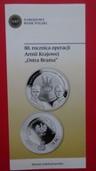Folder 10 zł 2024 OPERACJA OSTRA BRAMA-AK,stan I
