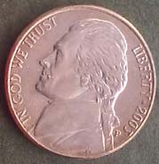 5 centów - 2003 "P" USA - Thomas Jefferson