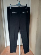 divided 42 spodnie dżins suwaczki jeggins strecz rurki ze średnim stan