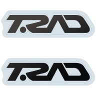 2x Naklejka z Logo T.RAD 86x20 mm Sponsorska GSXR GSXS Hayabusa Bandit GSF