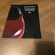 General Motors 1991 USA Cadillac Chevrolet GEO Pontiac Oldsmobile Buick GMC