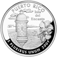 USA 2009r. 25 Centów PUERTO RICO