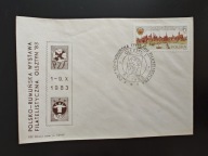 Polsko-Rumuńska Wystawa Olsztyn '83 - koperta pamiątkowa z datow. okol.