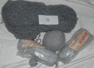 WISKOLAN,włóczka,włóczki,wełna ,szary zestaw 32