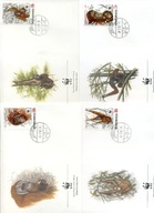 A41218)WWF-FDC Ssaki: Indonesien 1291 - 1294