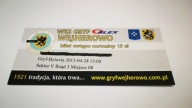 bilet GRYF Wejherowo - BYTOVIA Bytów 28.04.2013