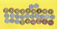 Japonia Zestaw 1; 5; 10 yen - 30 szt.