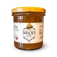 MIÓD LIPOWY Prawdziwy 100% Naturalny z Własnej Pasieki Produkt Polski 450g