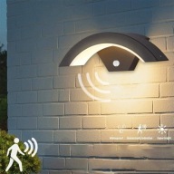 2 sztuki Lampy ścienne LED, nowoczesne lampy ścienne z czujnikiem ruchu