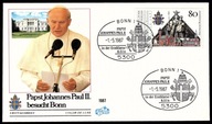 **JAN PAWEŁ II - NIEMCY - FDC - BONN