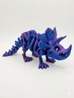 Figurka Szkielet Triceratopsa 22cm - Model Kolekcjonerski Druk 3D