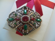 ELEGANCKA BROSZKA + PUDEŁKO PREZENTOWE