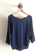 Vince Jedwabna Bluzka Granatowa