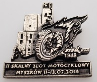 Znaczek, odznaka, blacha zlotowa, motocyklowa No.2092
